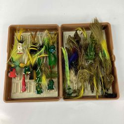 Flies For Fly Fishing 30 Pcs W/ Case