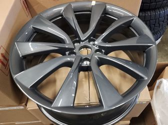 1x New 20" Tesla Model 3 PERFORMANCE wheel Carbon Gray