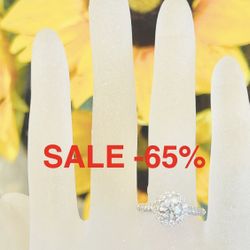 Engagement Ring Diamond Ring1.04 CARATS Natural Diamonds 💎 🎄 SALE -65%  FIND ANOTHER AT THIS PRICE ILL GIVE YOU $400 LESS !