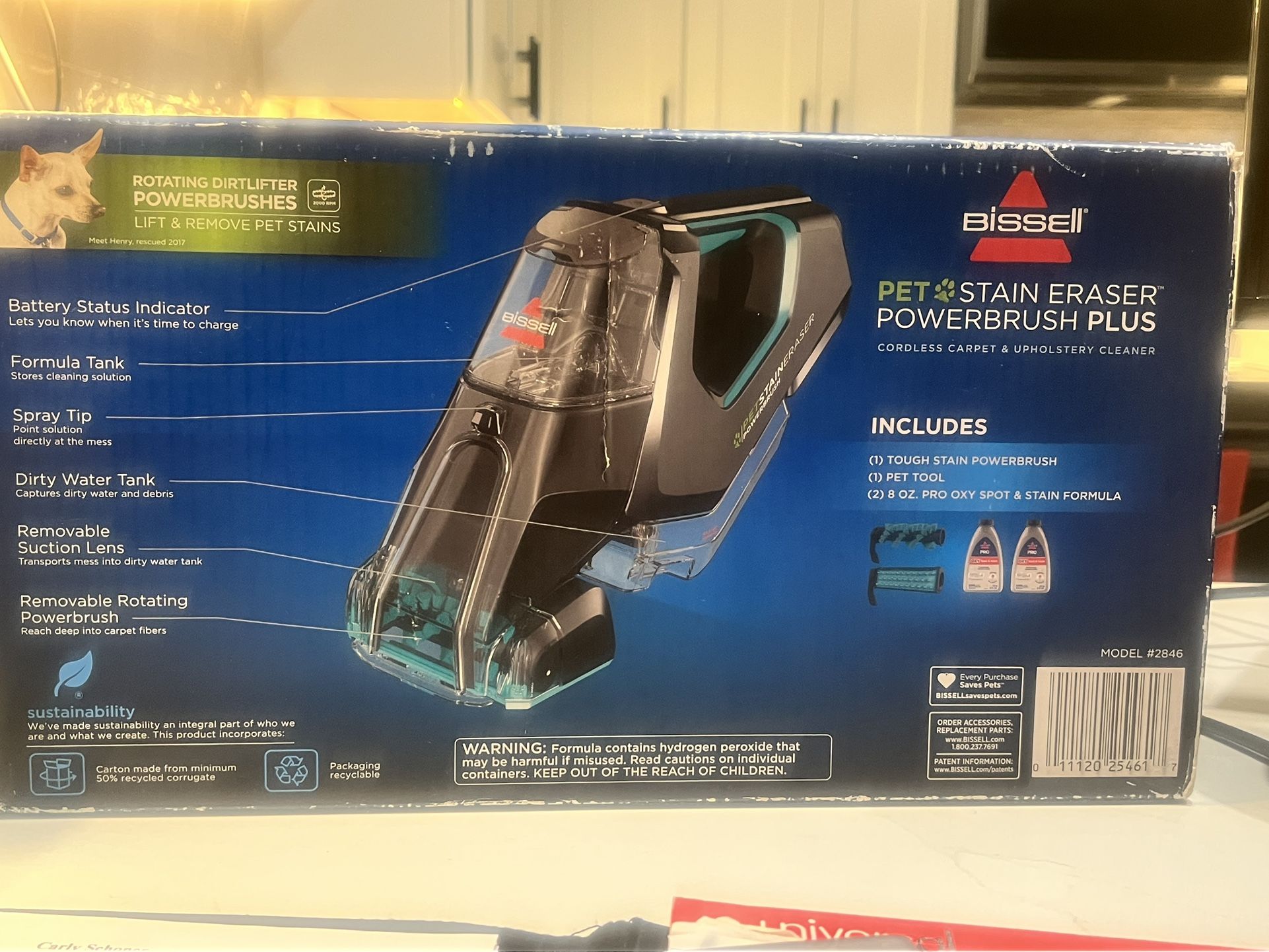 Bissell Pet Stain Eraser Powerbrush Plus