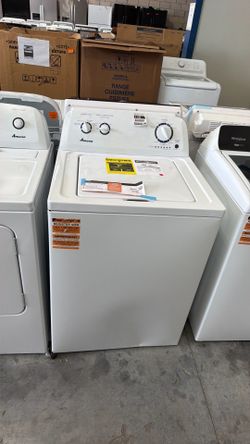 Open box Amana washer and dryer