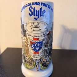 1981 Vintage Beer Stein / Mug Chicagoland You've Got Style Heilemans Old Style