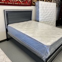 Furniture, Mattress, Boxspring, Bunkbed, Bed, Frame, Nightstand, Nightstand, Chest Mirror, Dresser