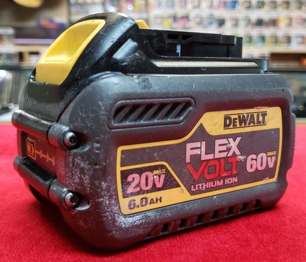 Dewalt DCB606 FLEXVOLT 20V/60V Max Lithium-Ion 6.0Ah Battery Pack - Battery Only - No Charger - No Tool - Working