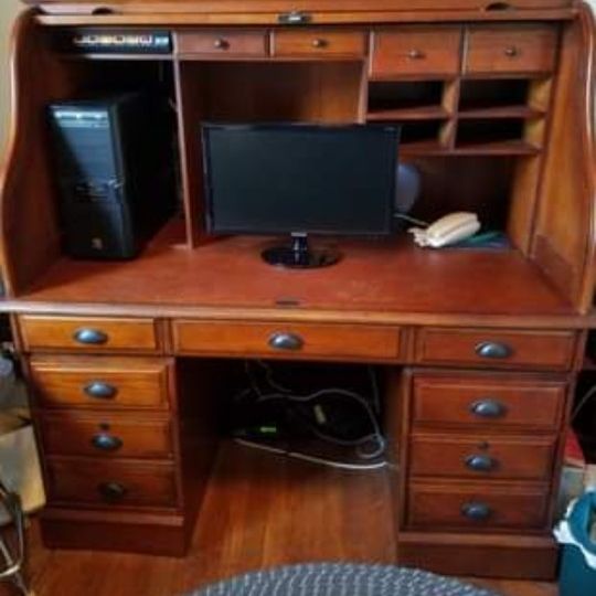Roll top Computer Desk BUY NOW