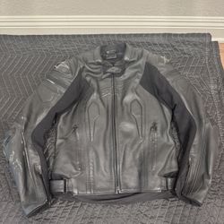 Alpinestars Mens Leather Motorcycle Jacket