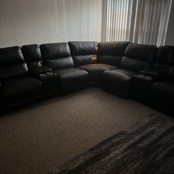 Brown Sectional