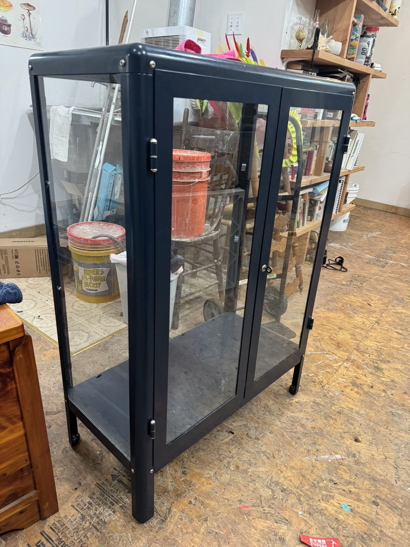 IKEA FABRIKÖR Glass Display Case