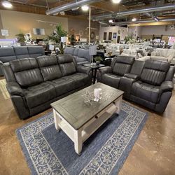 Double reclining sofa