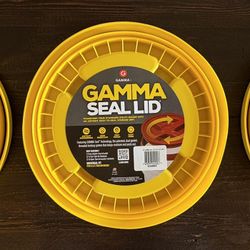 3 New Gamma2 Lids - Lids Only - Lids Fit 3.5-7 Gallon Buckets
