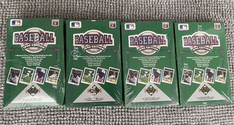 4 SEALED BOXES of 1990 UPPER DECK Baseball Trading Cards