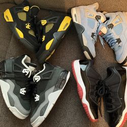 Jordan 4’s And 11’s Are All 4.5Y The 1’s Are 5.5Y