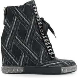 Casadei embellished wedge sneakers / boots . Size 36