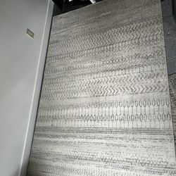 5x7.5ft Grey Rug 