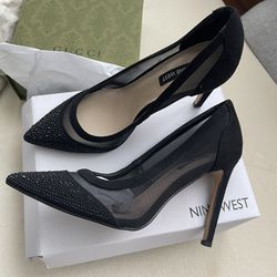 Elegant And Sexy Black Heels, Size 8