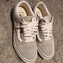 Old Skool Grey Vans Men 6.0 Women 7.5