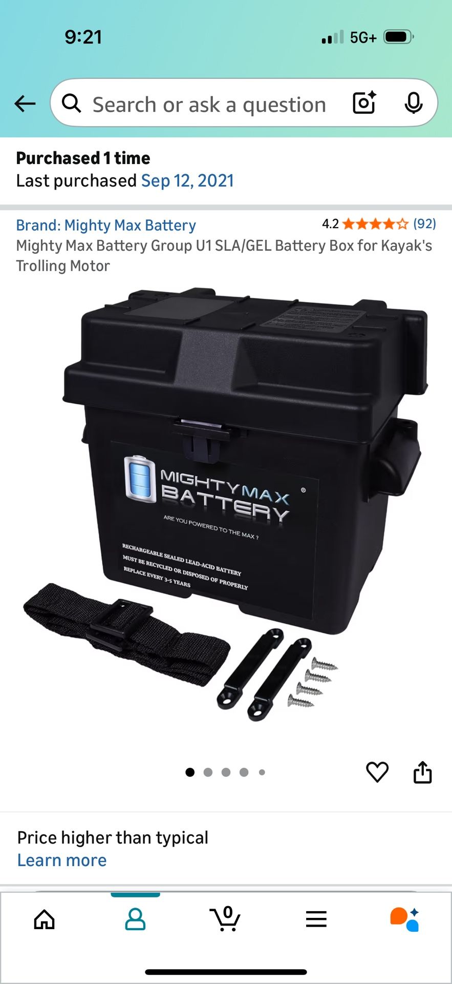 Fishing Battery And Box