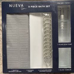 5-piece bath set (grey)