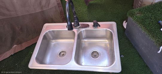 Glacier Bay Drop-in Double Bowl Stainless Kitchen Sink