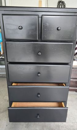 Tall Wooden Dresser.