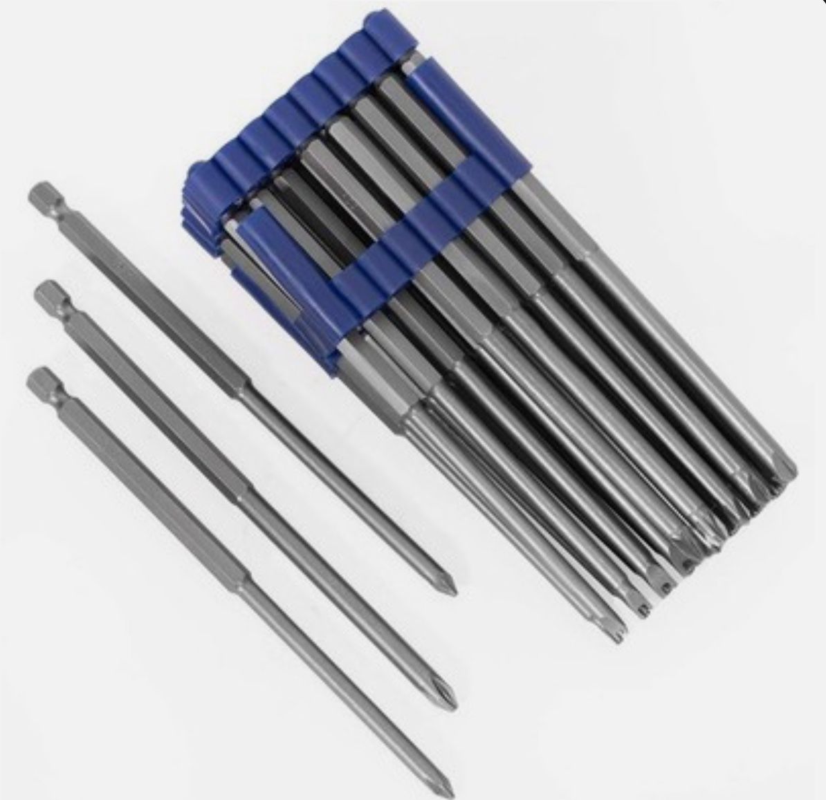 Stark Extra Long Security Bit Set 32Piece Set S2 Steel 1/323514Inch Hex Shank 6Inch L