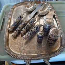 Silver Plated Serving Set