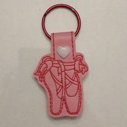 Nice New Ballet Shoes Key Ring Holder