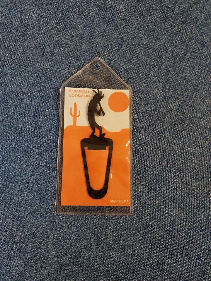 NEW Vintage Metal Kokopelli Bookmark