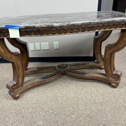 Marble Top Side Table  $40 And  Square Coffee Table $10