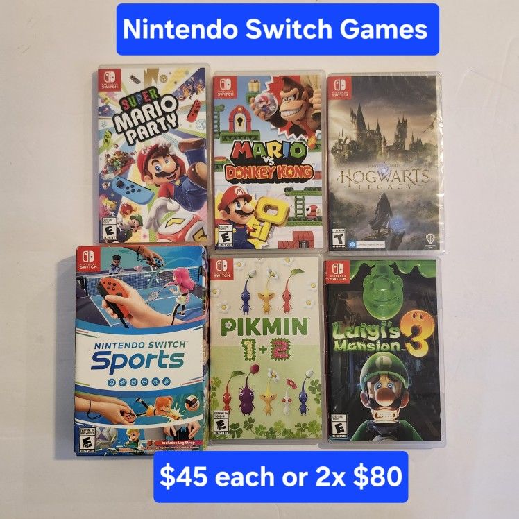Nintendo Switch Games New&Sealed  Some Are Used Like New !All Available! Pls check prices on photos [prices are set]