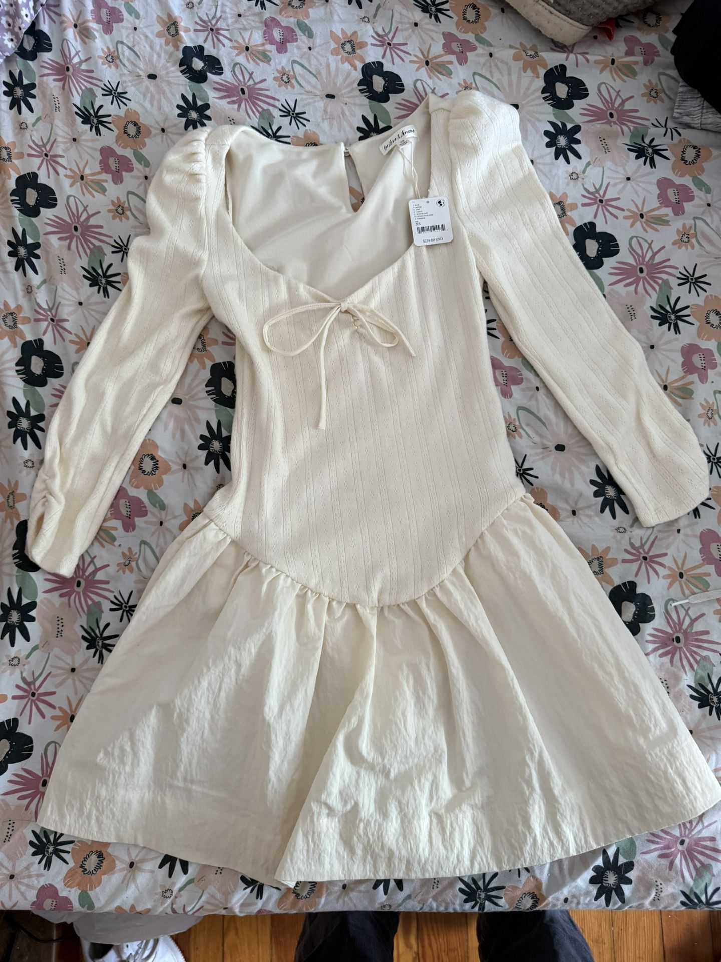 For Love and Lemons White Aliyah Mini dress