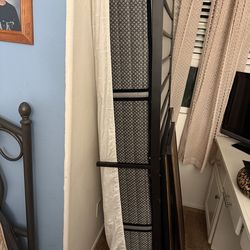 Twin bed with mattress