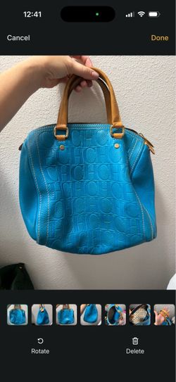 Carolina herrera blue bag