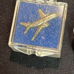 Lot Of Vintage Boeing Pins. Tie Clasp’s. Tie Tacks 727. 757. 707. 767.