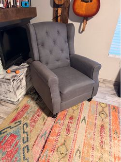 Abbyson Sydney Fabric Pushback Recliner