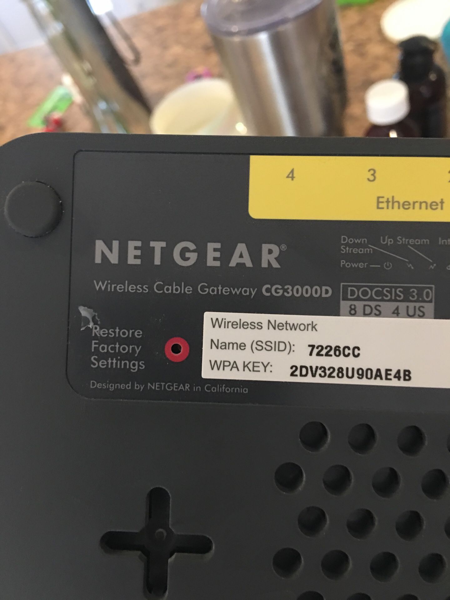 Netgear Cable Modem CG3000D