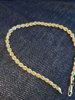 Gold  Rope Chain Bracelet
