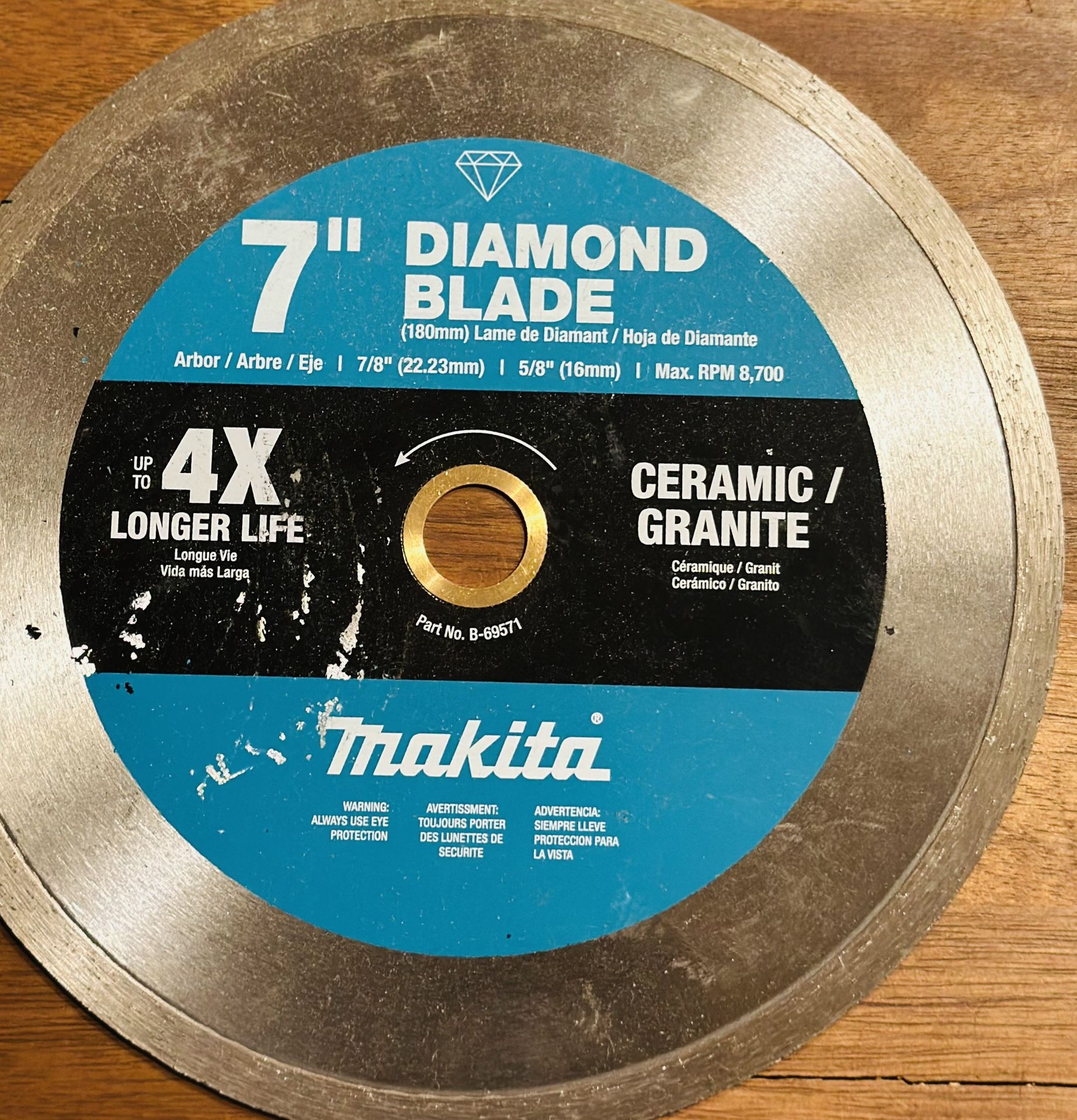 Table Saw 7 Inch Diamond Blade Plus More