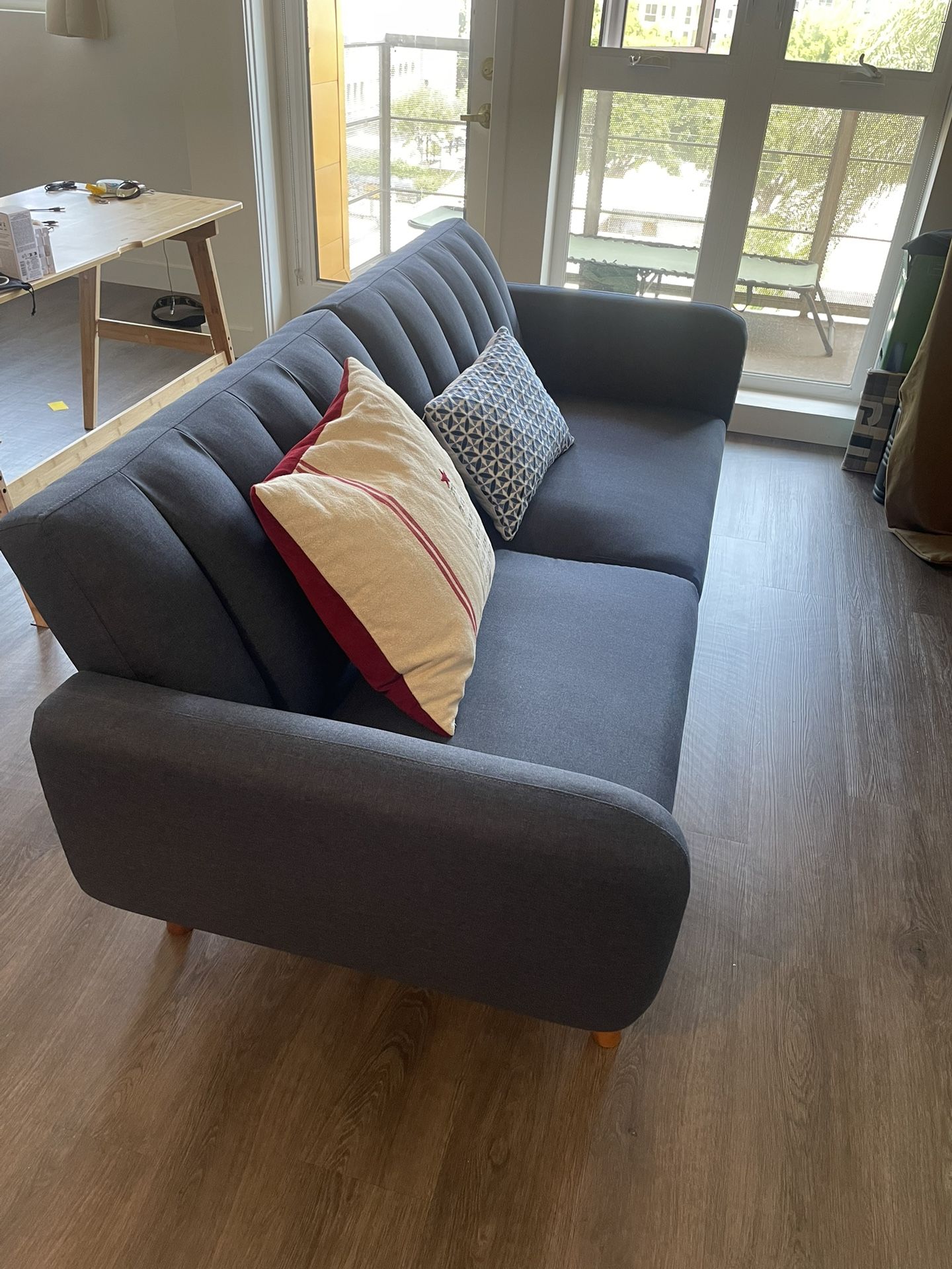 Novogratz Brittany Sofa Futon - Navy