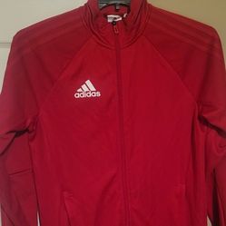Adidas Jacket Men Small Red Tiro 17 Training Track Top Mens Climalite
