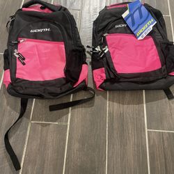 Worth Bat Backpack (New) Pink & Black