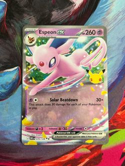 Espeon Ex #70 Pokemon TCG 30th Celebration