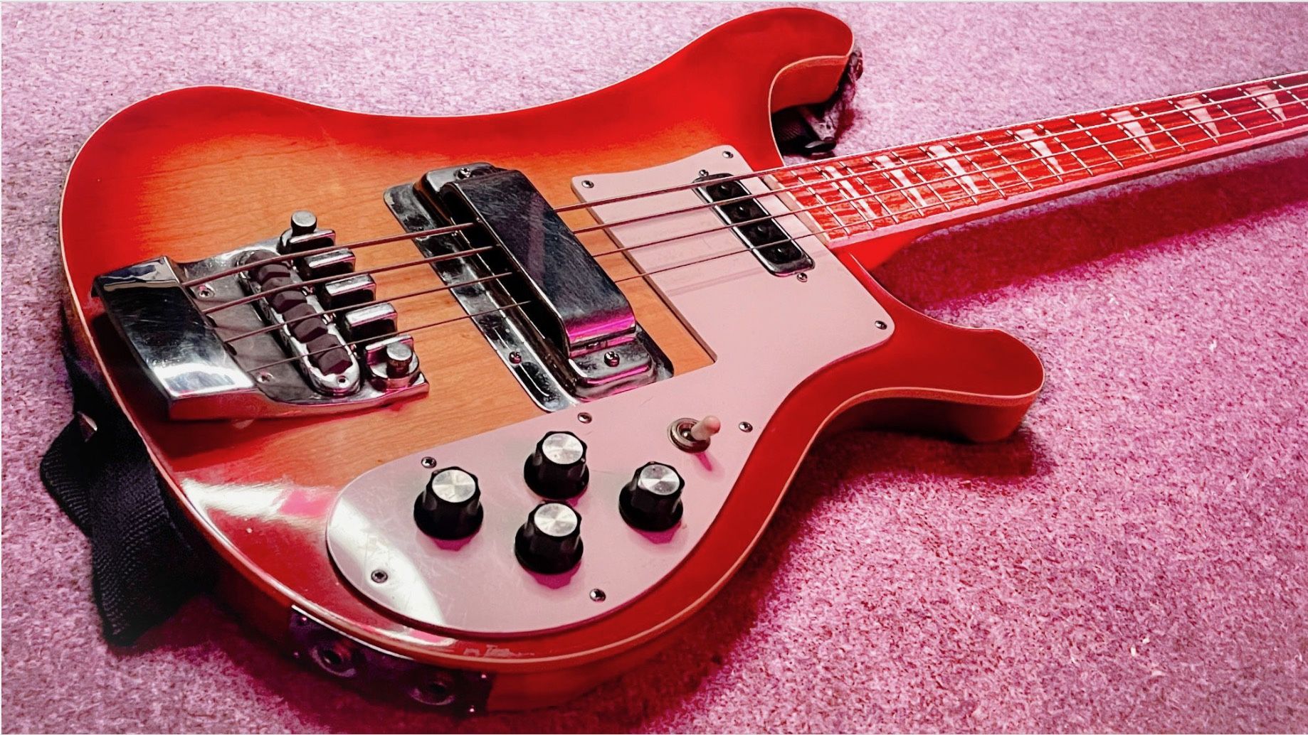 Rickenbacker Fireglo  Bass Stereo Guitar