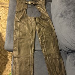 Leather Harley Davidson Chaps