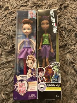 Monster high & ever after high set