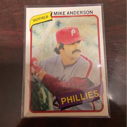 1980 Topps Mike Anderson #317