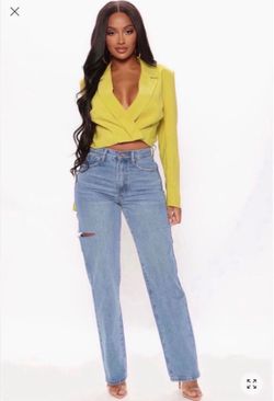 Straight leg jeans size 3