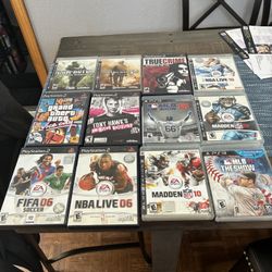 24 Used PlayStation Video Games