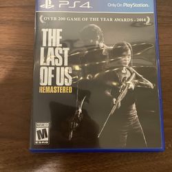 The Last of US Remastered PlayStation 4 Excellent Quality Disc