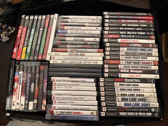 Huge Video Game Lot - 67 Games Ps2, Ps3, Wii